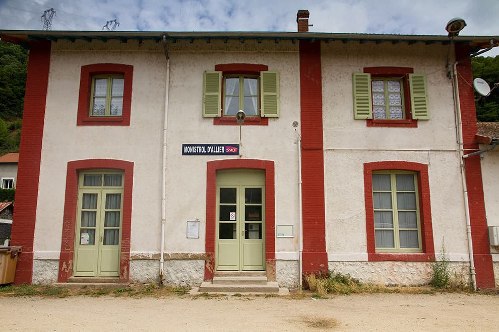 Gare de Monistrol d'Allier en Haute-Loire
