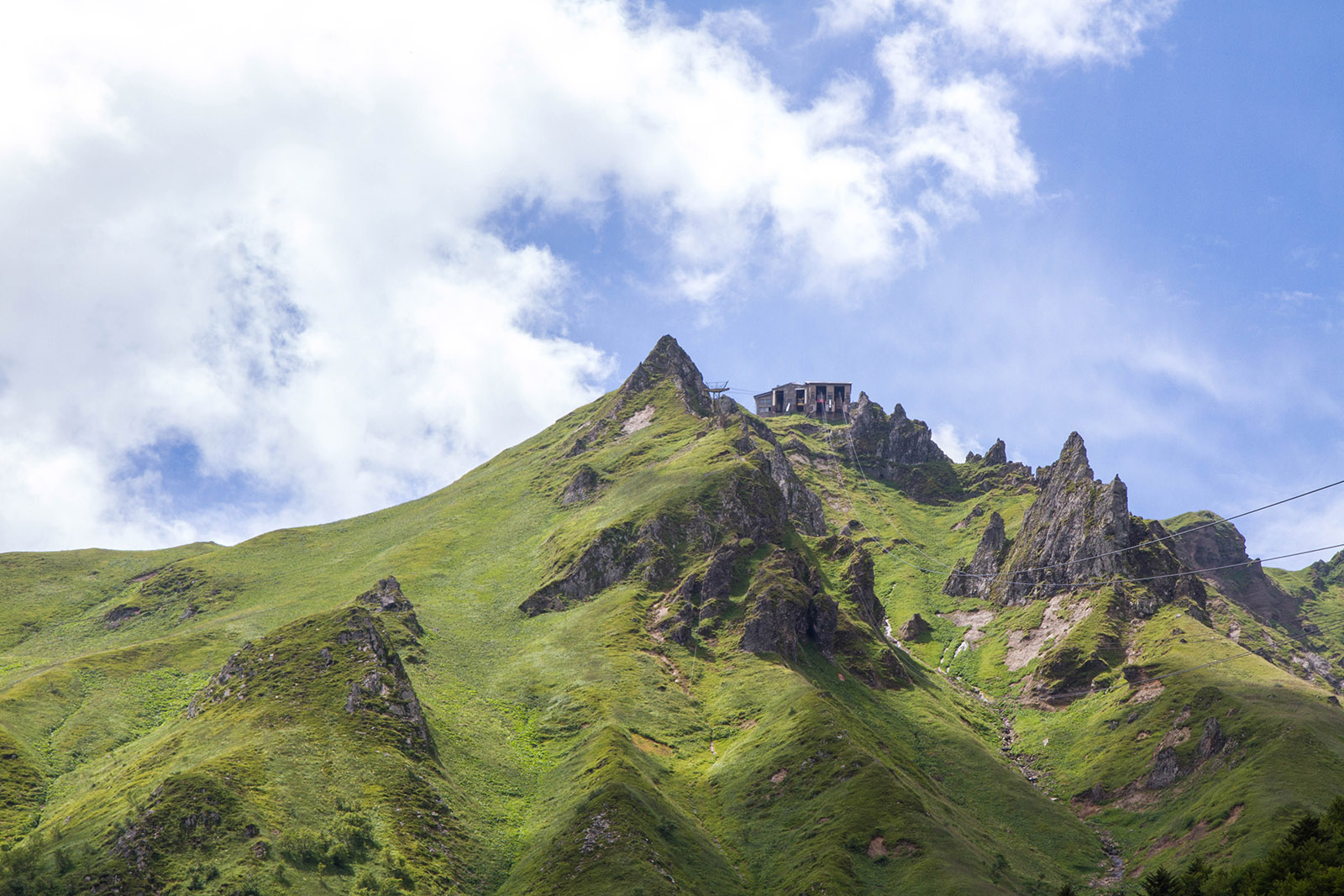 Le sommet du Sancy vu depuis le Mont-Dore