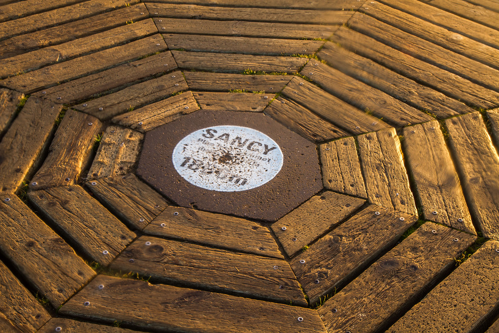 © P. Villemejane, Les Terres du milieu La plaque au sommet du Sancy