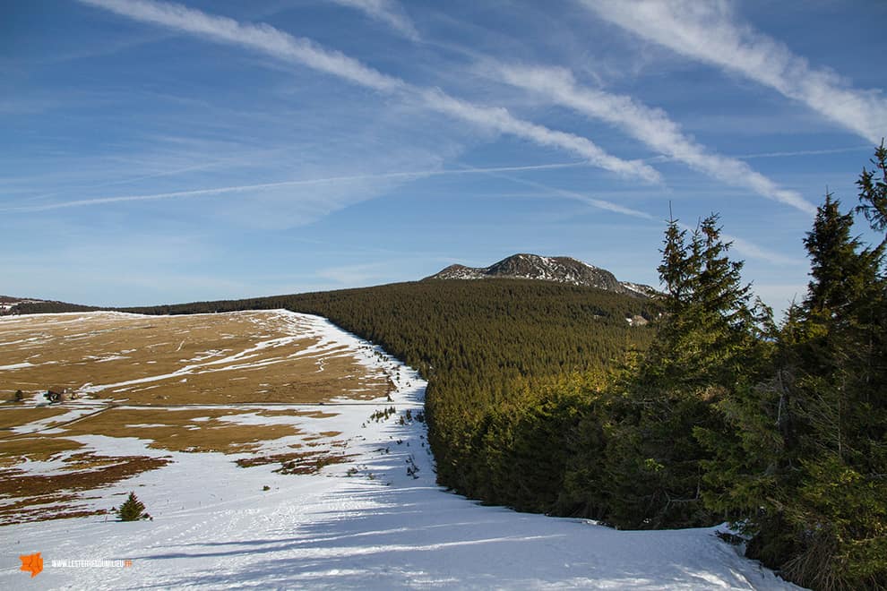 Le Mézenc à la fin de l'hiver