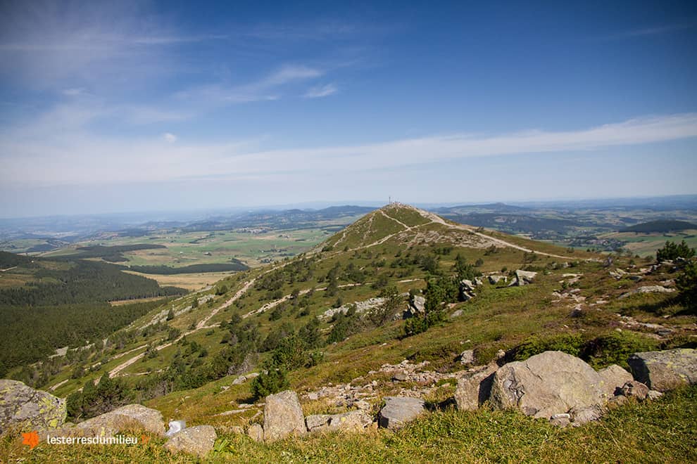 Panorama depuis le Mézenc, côté Ardèche