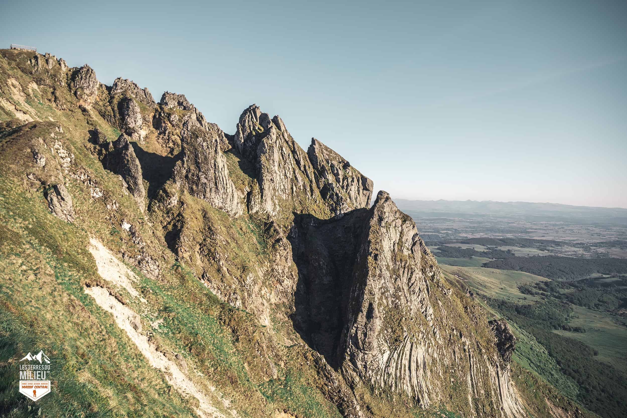 Les aiguilles près du sommet du Sancy