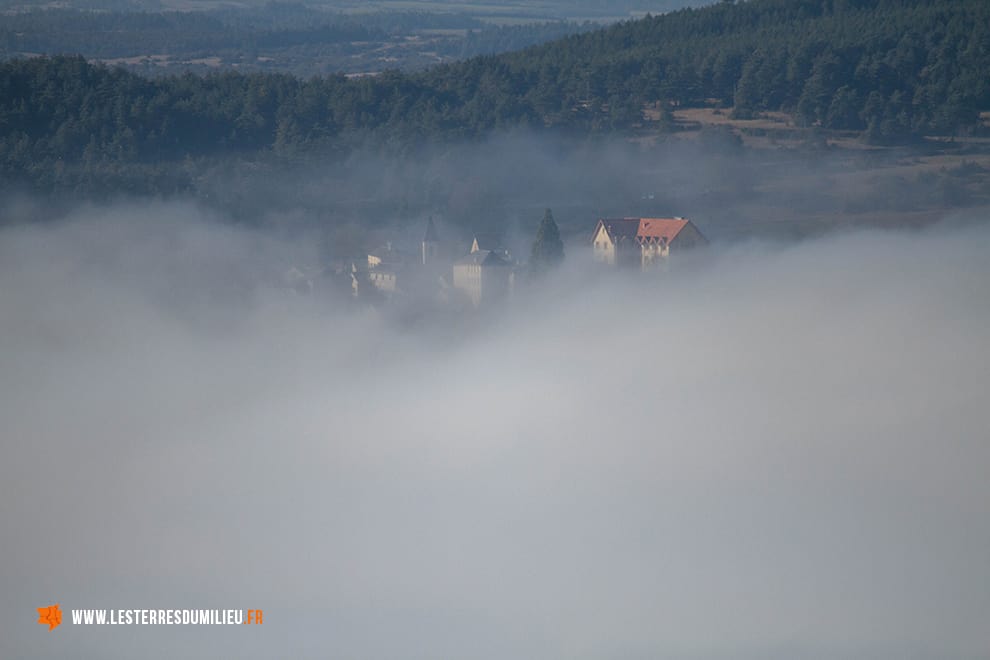 Au-dessus des nuages dans les gorges du Tarn