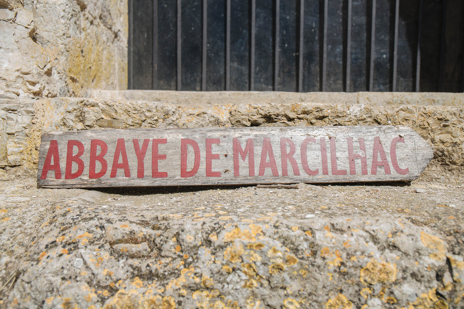 Panneau de l'abbaye de Marcilhac