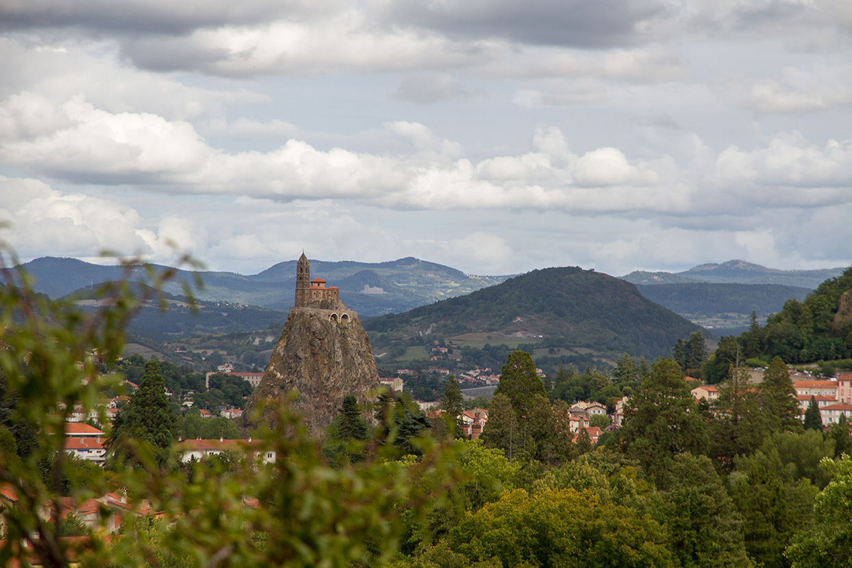 Panorama sur la villle du Puy-en-Velay
