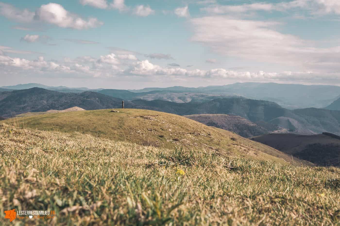 Panorama depuis la Cham des Bondons en Lozère