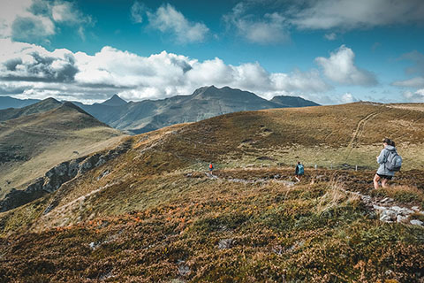 Week-end rando et train dans le Cantal