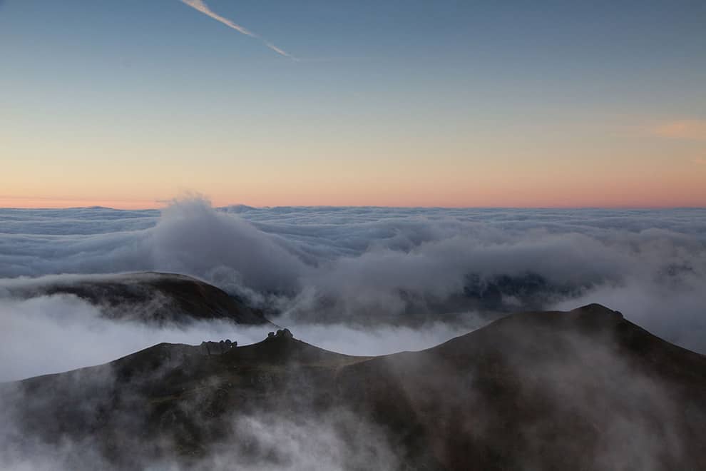 Le sancy et la mer de nuage