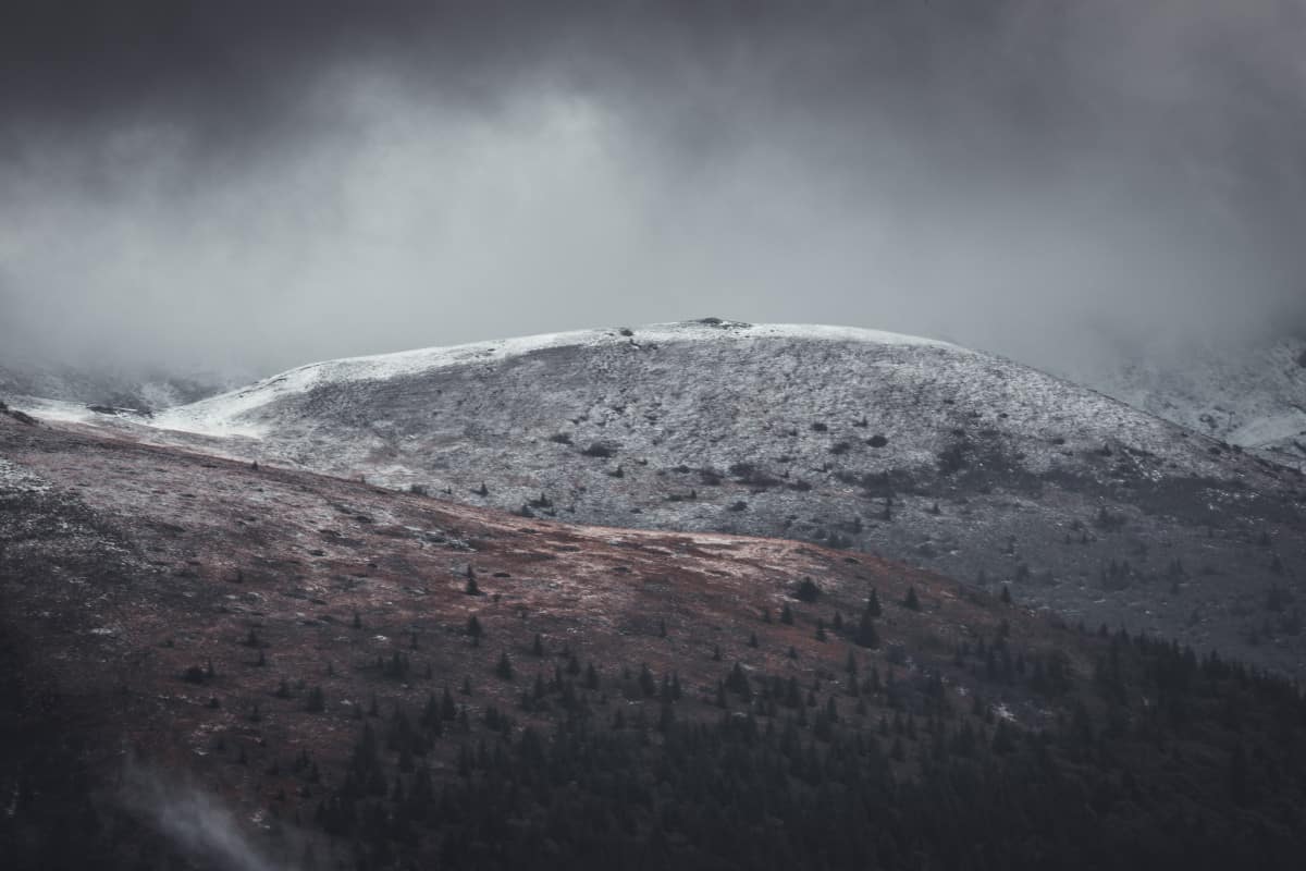 Sur le massif de l'Aiguillier dans le Sancy