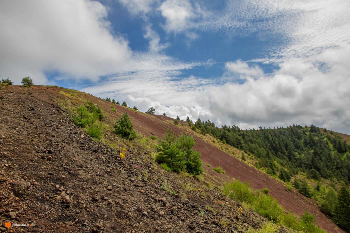 Cratère du Puy de La Vache en Auvergne