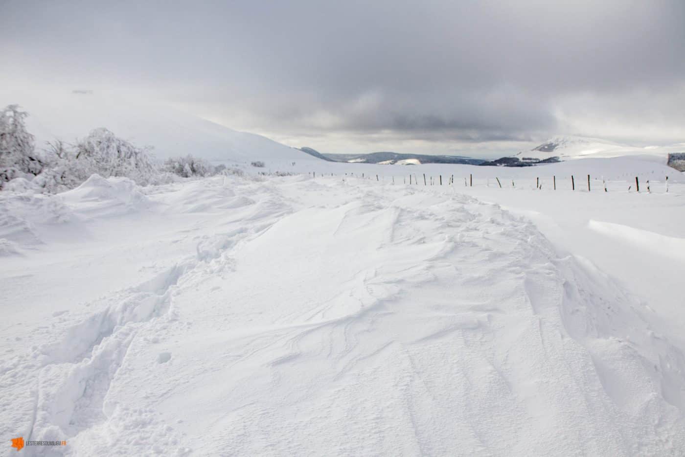 Ambiance hivernale dans le Sancy