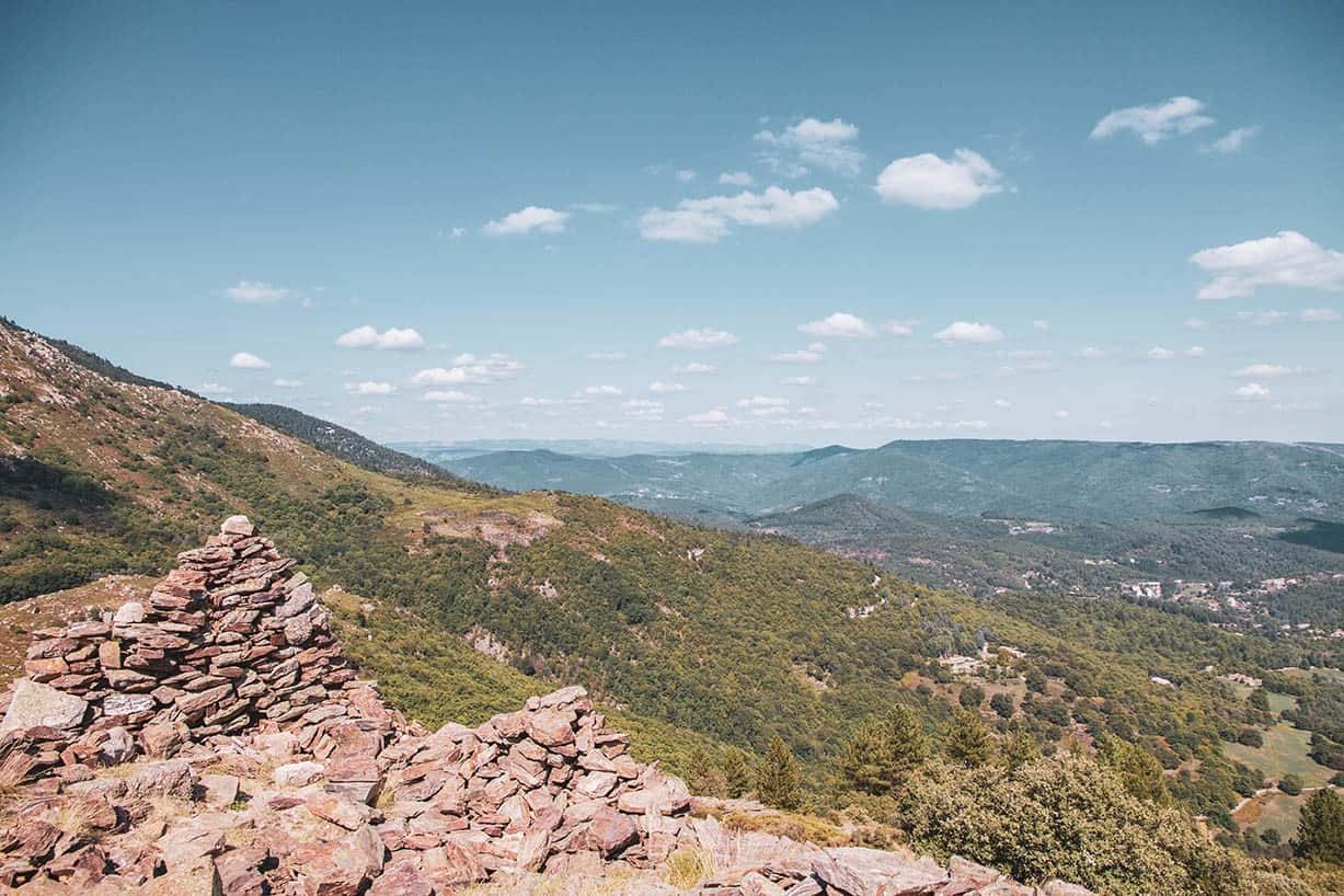 Panorama au sommet des Rochers de Trenze