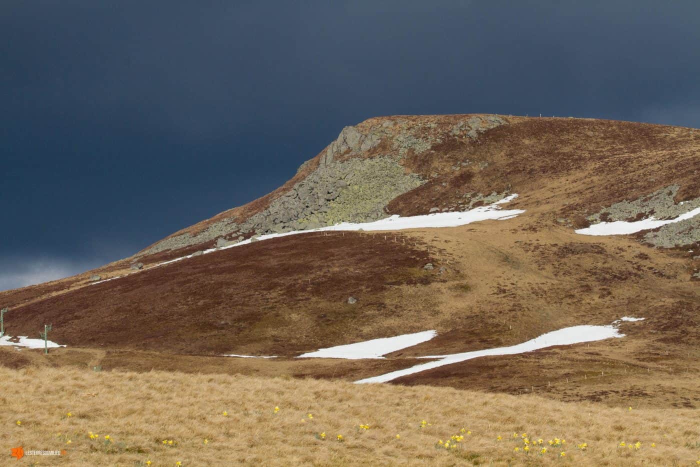 Le puy de Paillaret à Super-besse en Auvergne