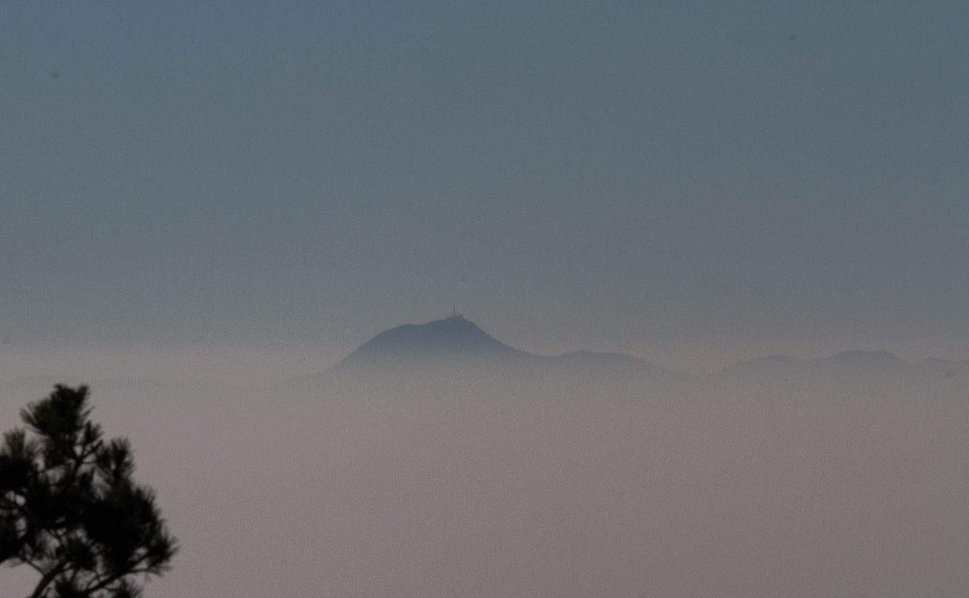 Le Puy-de-Dôme vu depuis le Forez