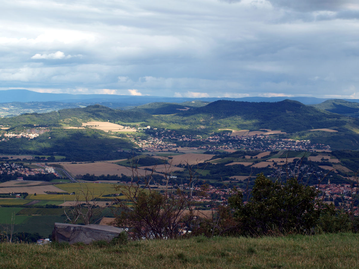 Vue depuis le plateau de Gergovie