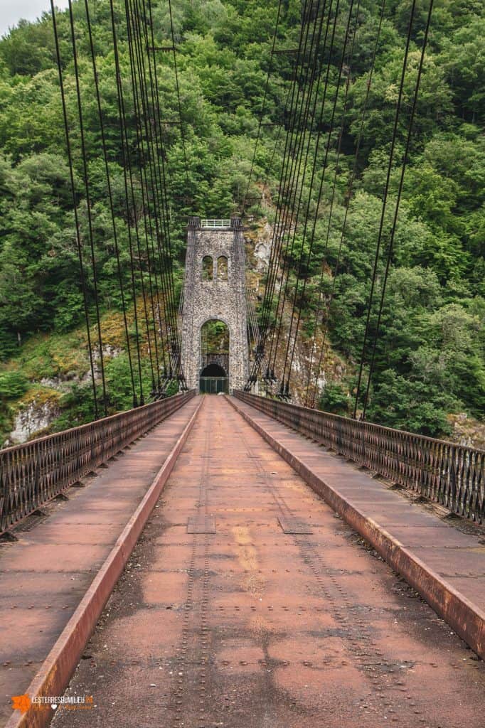 Vue sur le viaduc des rochers noirs