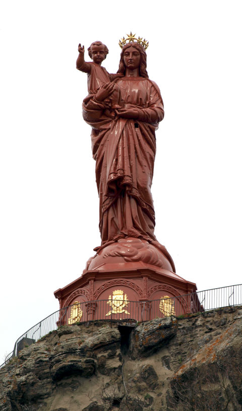 Statue Notre Dame de France au Puy-en-Velay